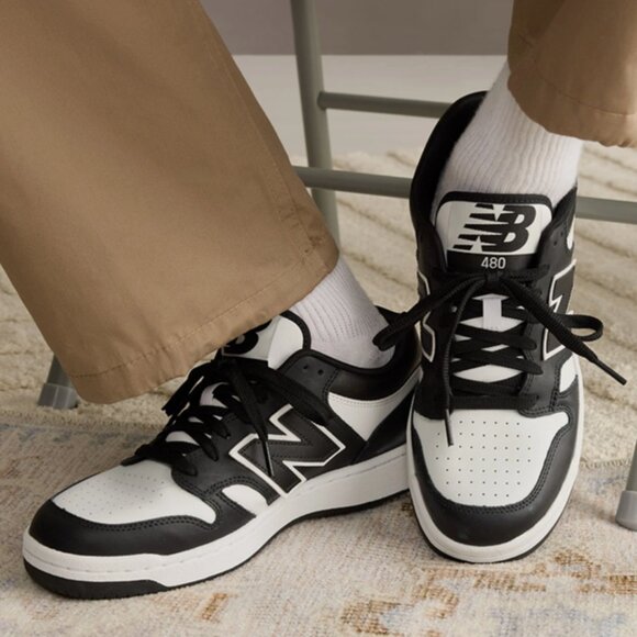 New Balance 480 White Black "FAST SHIPPING" - Picture 1 of 9
